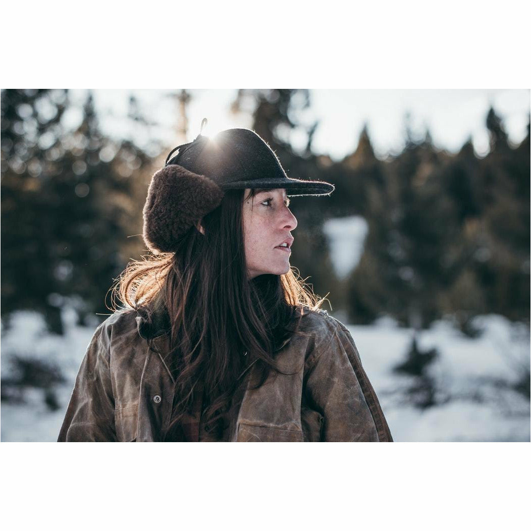 Double Mackinaw Cap Forest Green