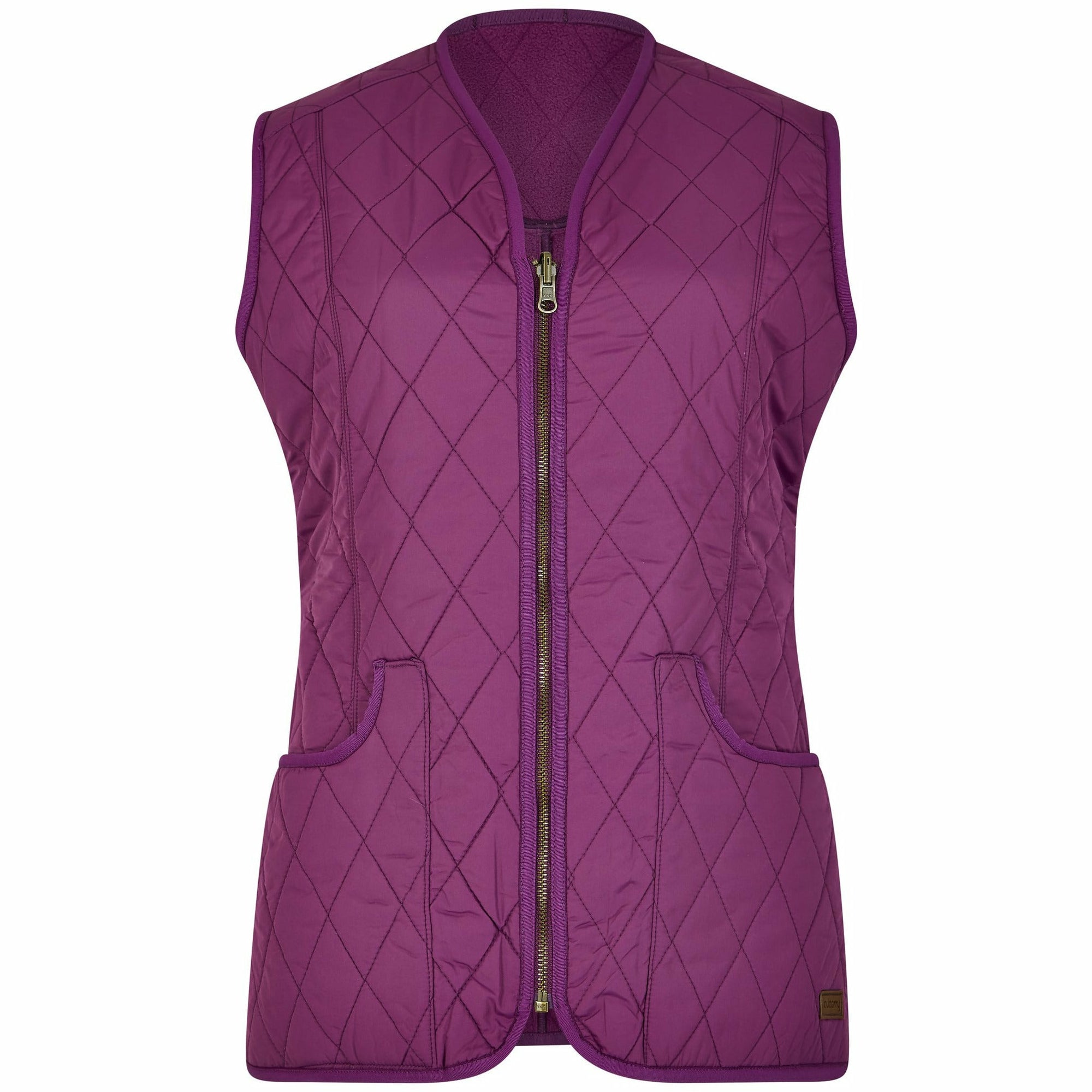 Kilruddery Quilted Gilet Berry