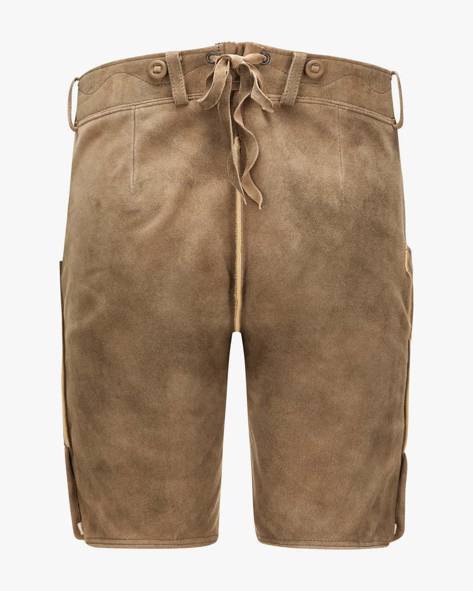 Meindl Loisachtal Lederhose goat leather inca brown - back