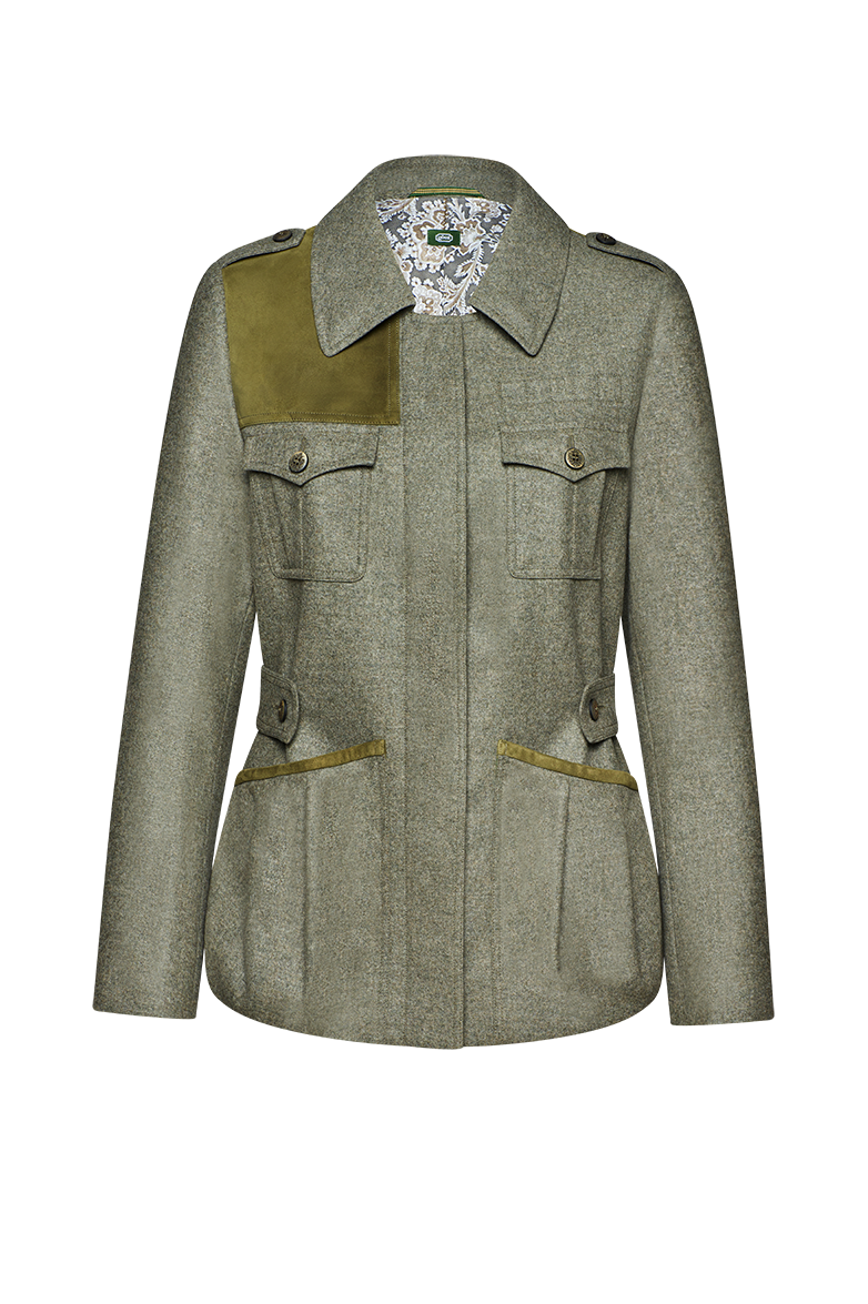 Gössl Loden Stalking Jacket Green-Black - front