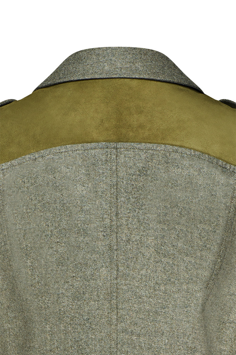 Gössl Loden Stalking Jacket Green-Black - detail