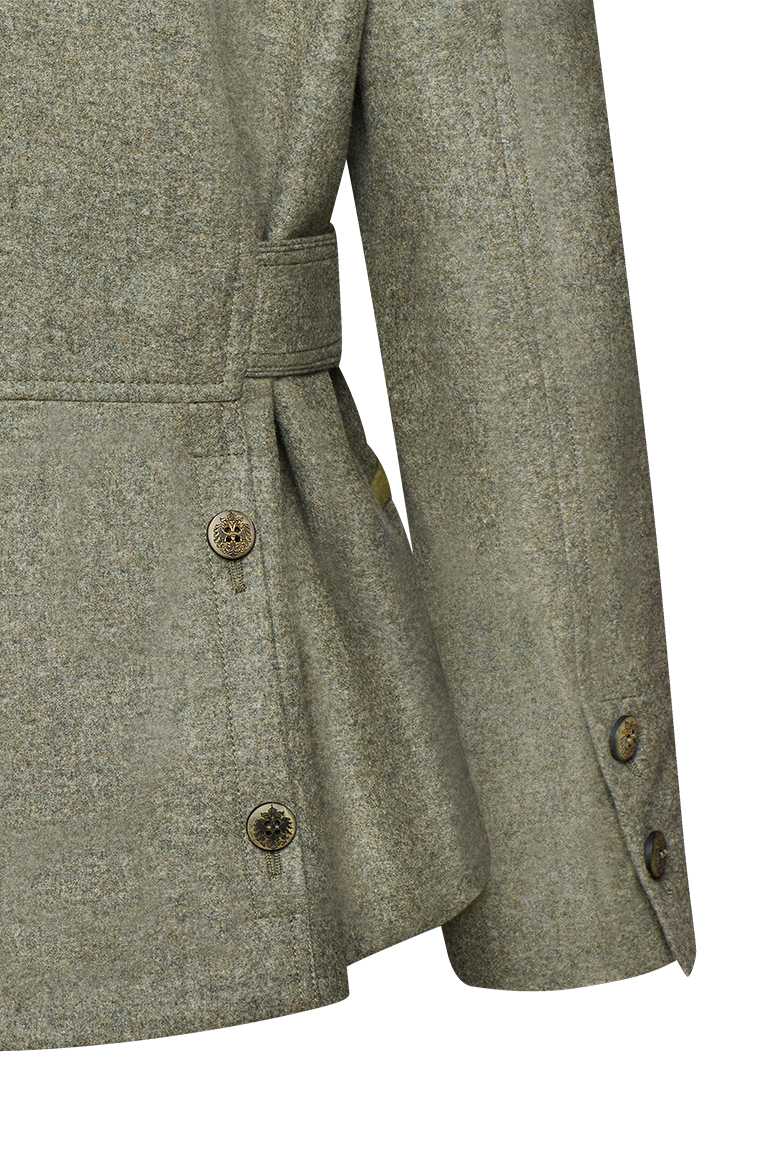 Gössl Loden Stalking Jacket Green-Black - detail