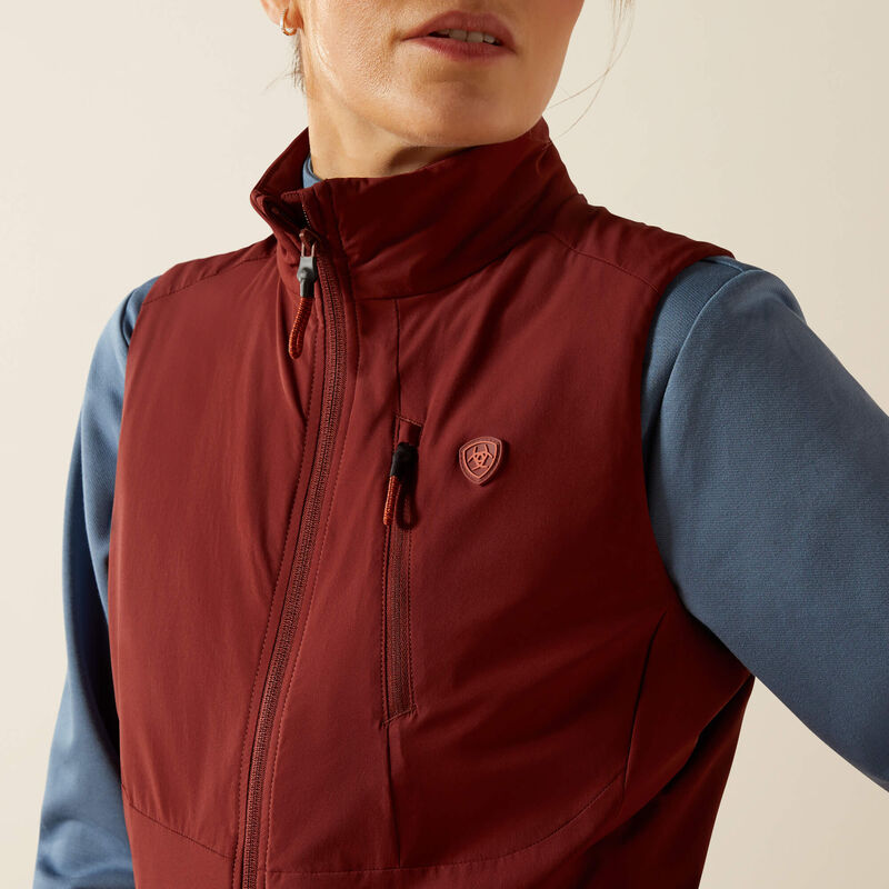 Rion StretchShell Insulated Gilet Madder Brown