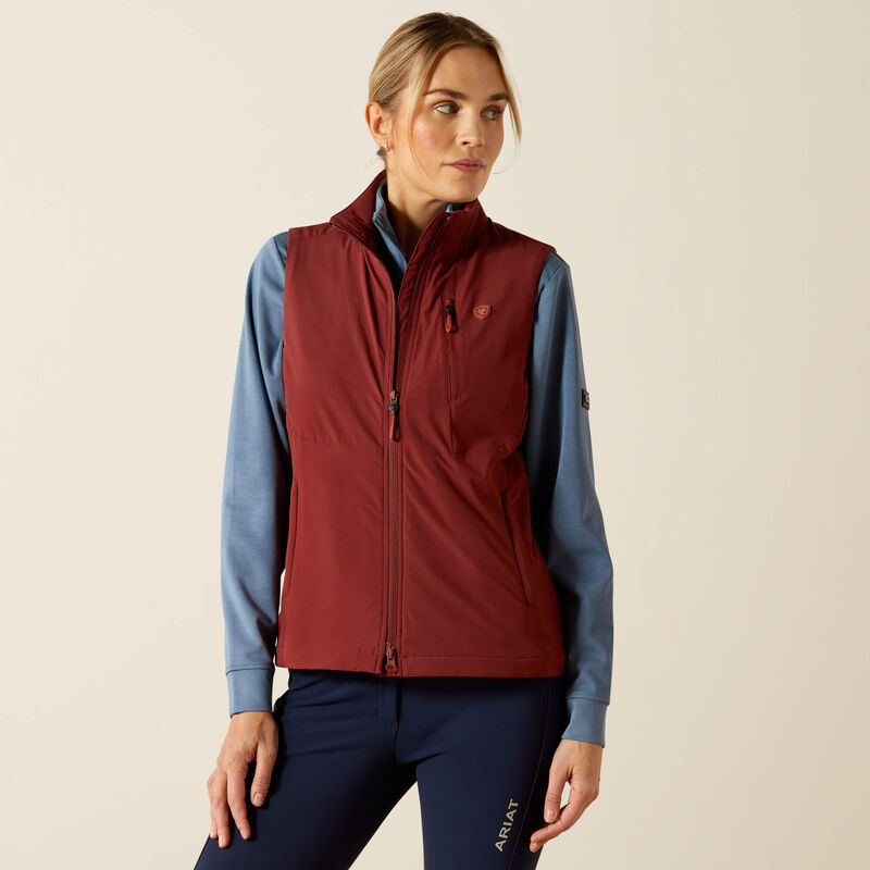Rion StretchShell Insulated Gilet Madder Brown