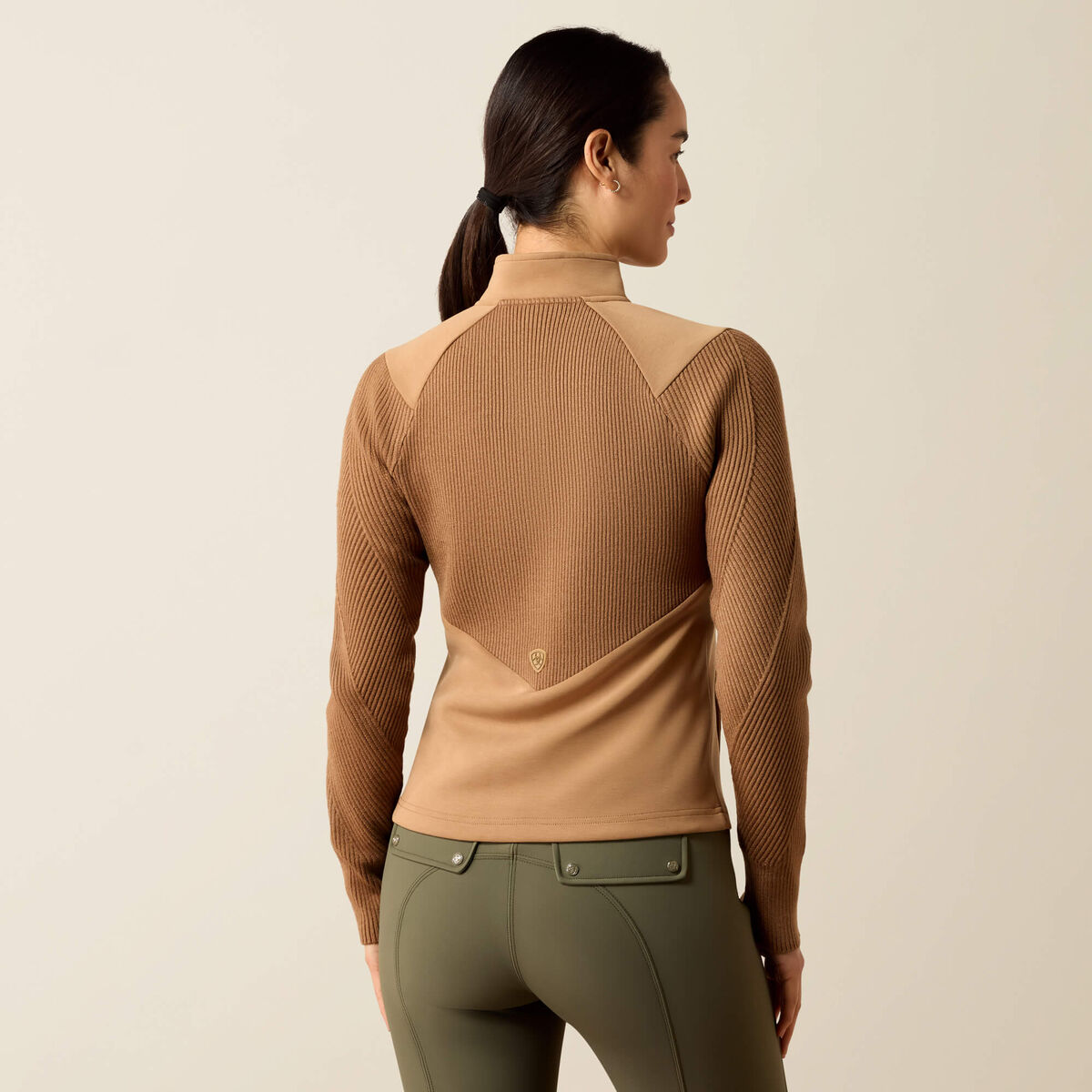 Ariat Skadi Full Zip Sweatshirt Tiger's Eye - back