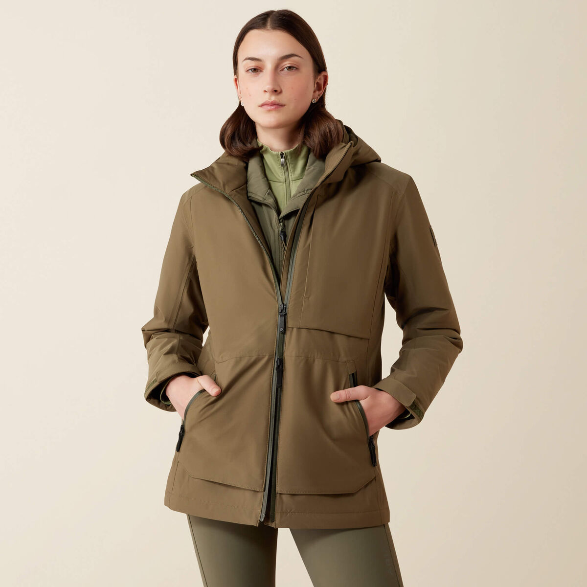 Ariat Outer Banks Waterproof Insulated Jacket Kalamata - front