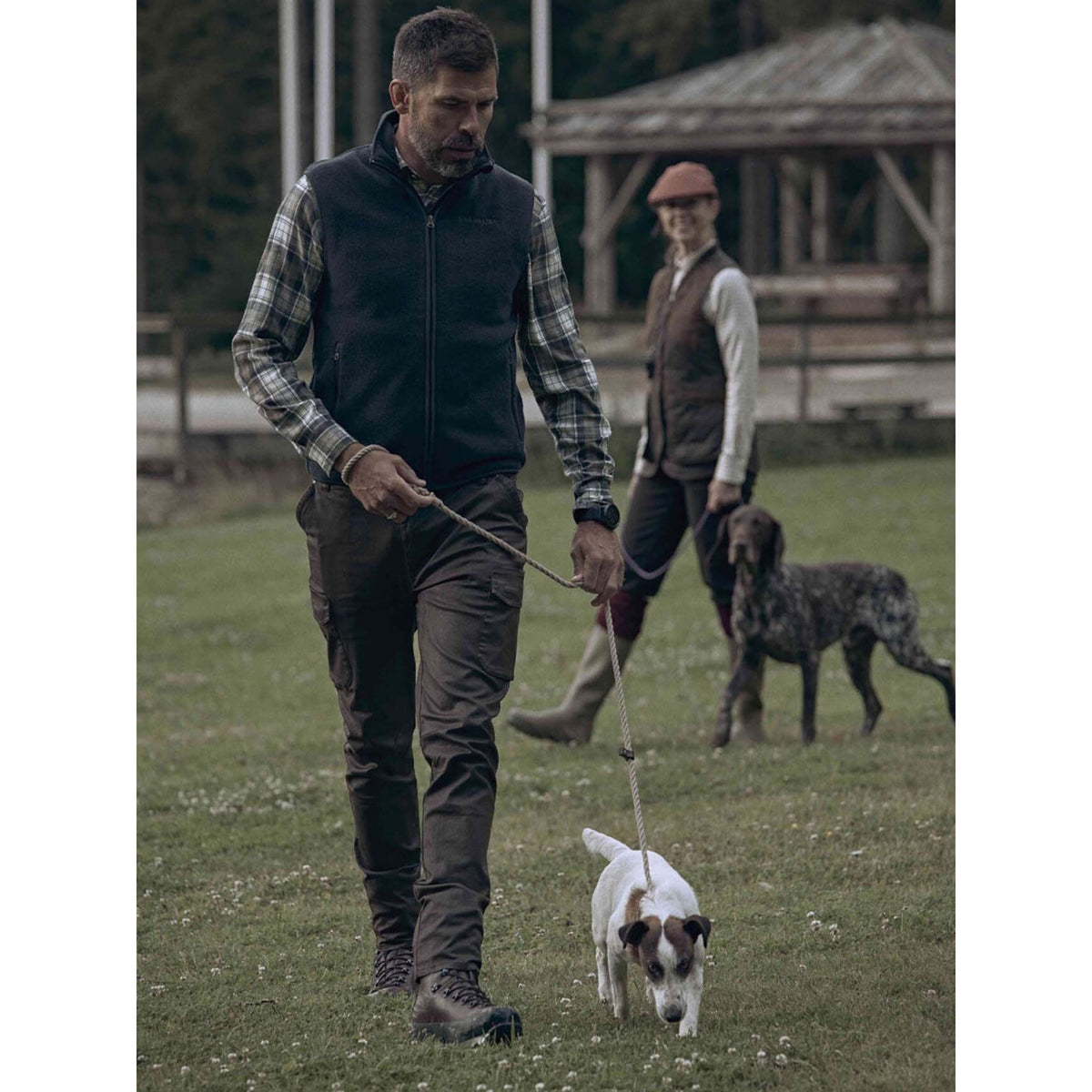 Vintage Pants Leather Brown