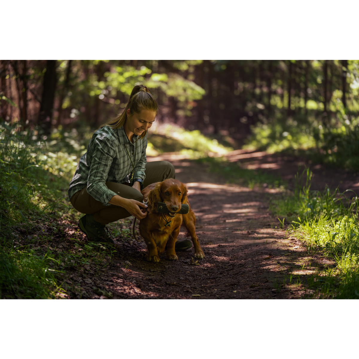 Larch Stretch Byxor Pine Green