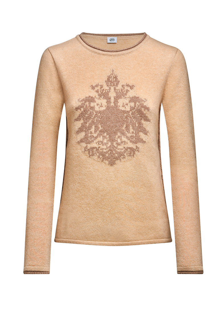 Gössl Double Eagle Knit Pullover Brass - front