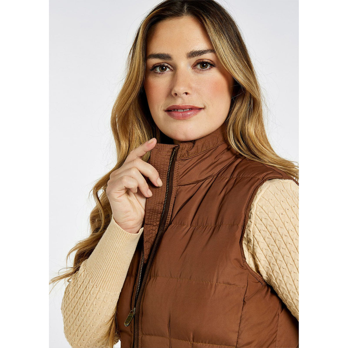 Spiddal Gilet Walnut