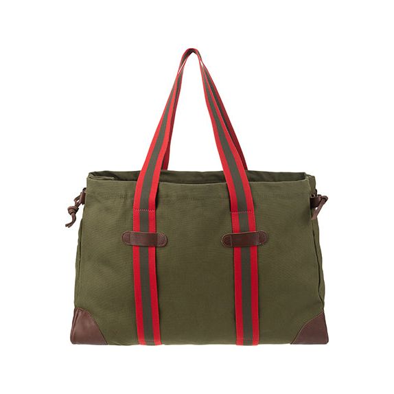 Shopper Canvas XL Red Green