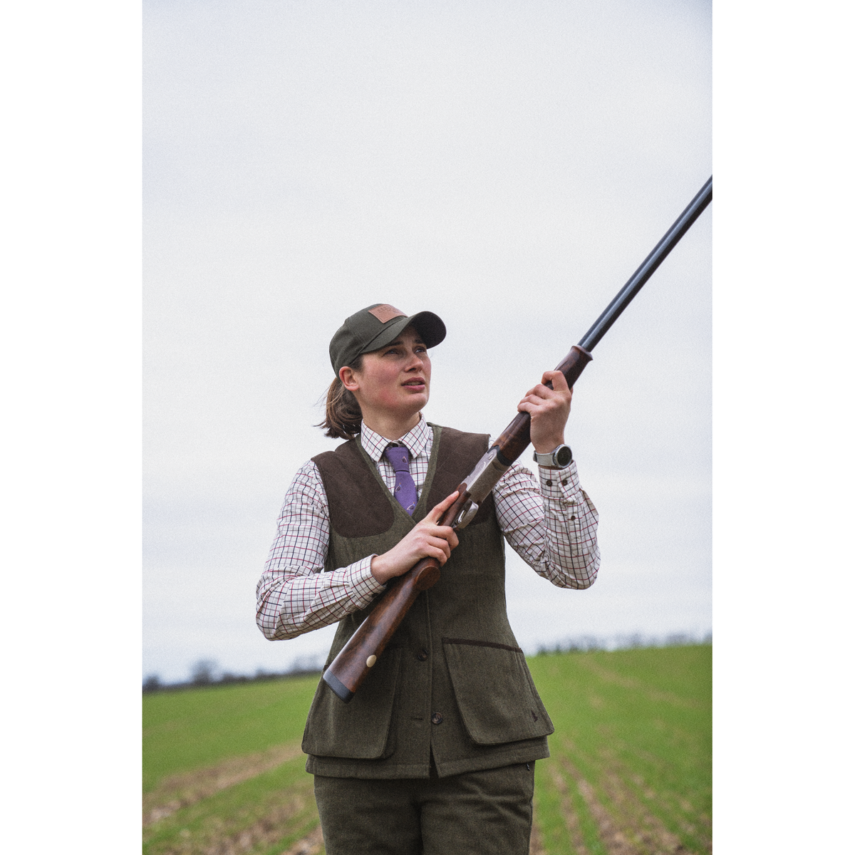 Hillside Harriet Vest Moss Green