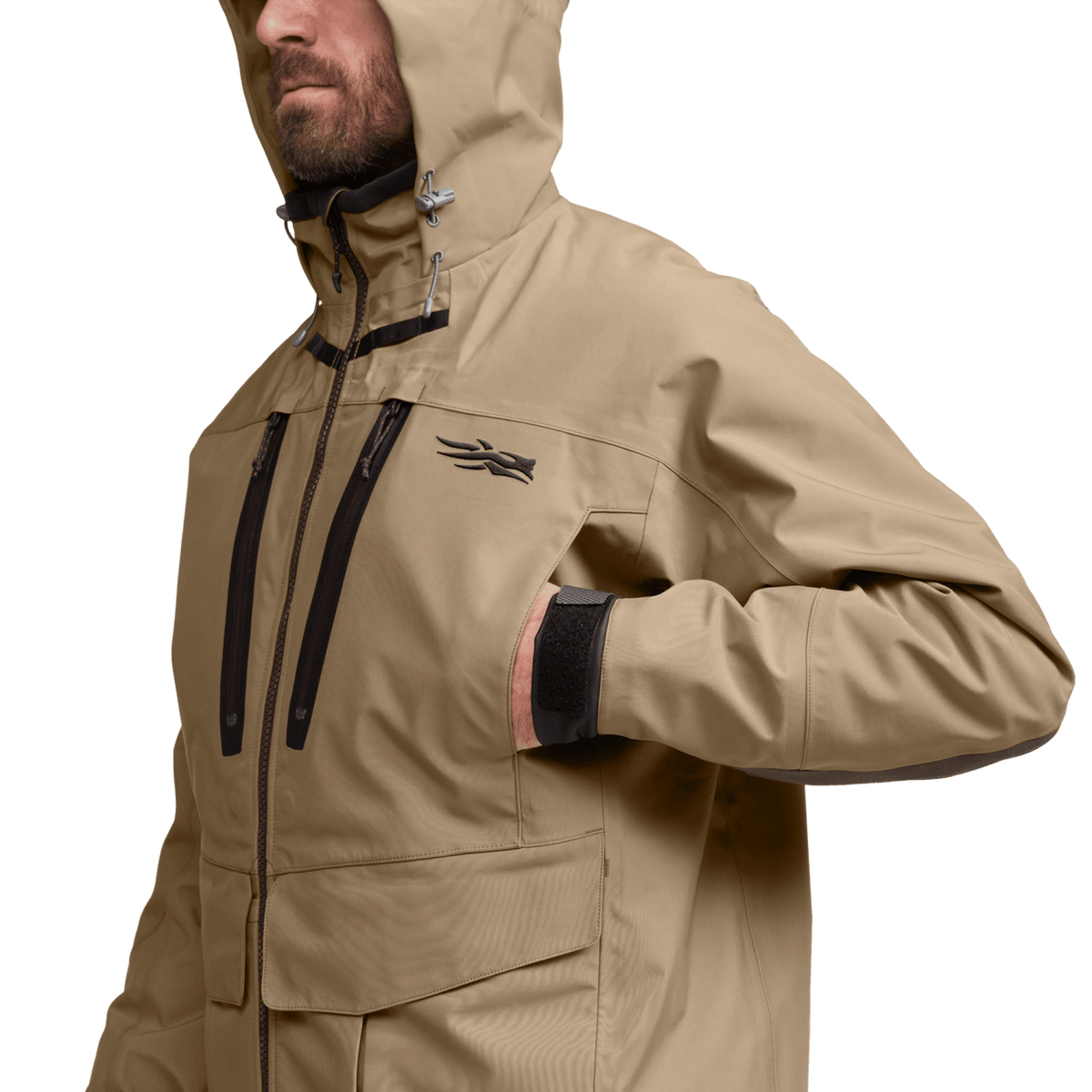 Sitka Gear Hudson Jacket Dirt - detail