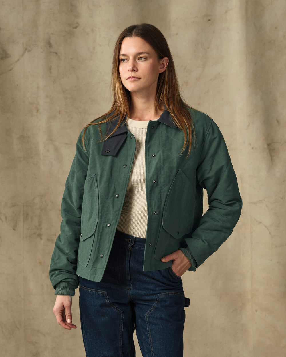 Women's Quilted Outfitter Jacket Deep Forest