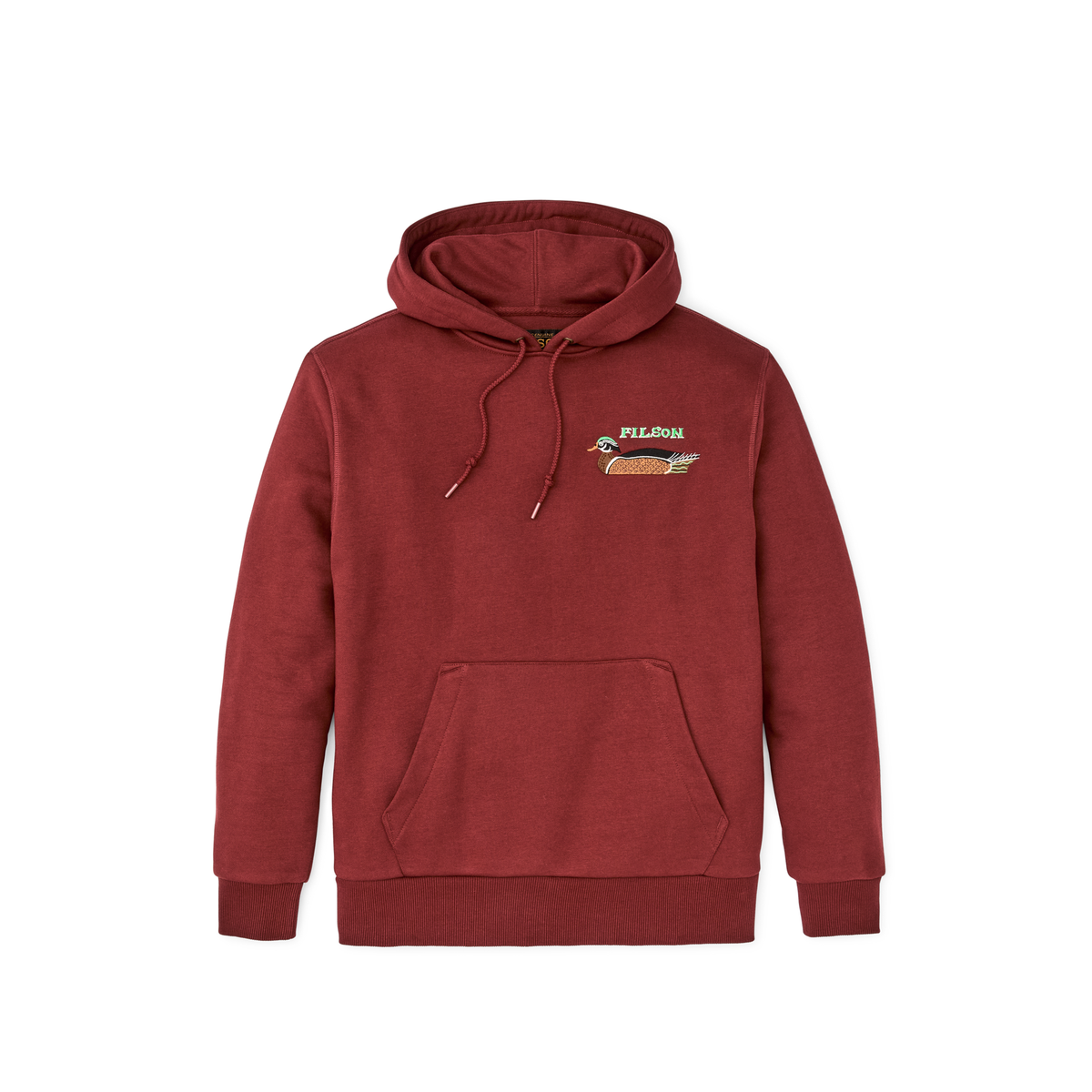 Prospector Embroidered Hoodie Fired Brick/Ducks