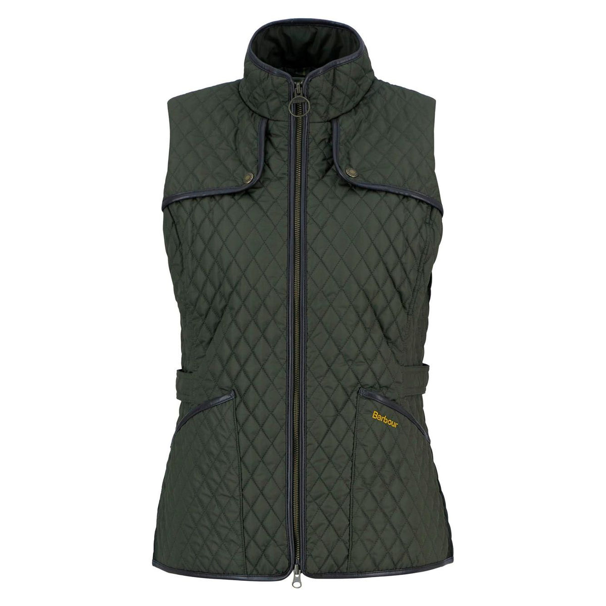 Dahlia Quilted Gilet Olive