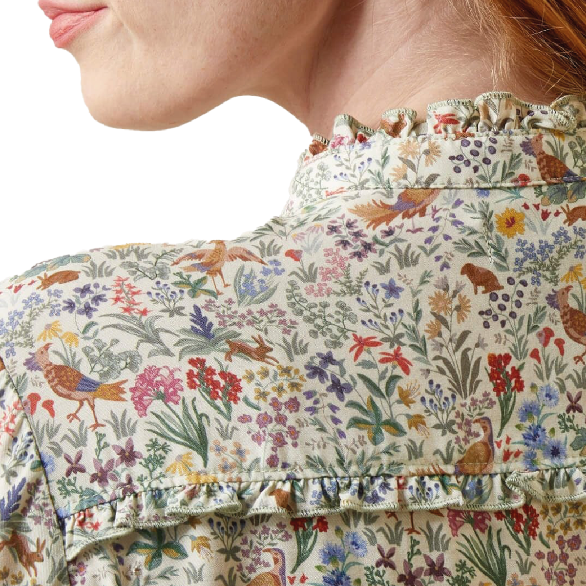 Clarion Shirt Bird Print