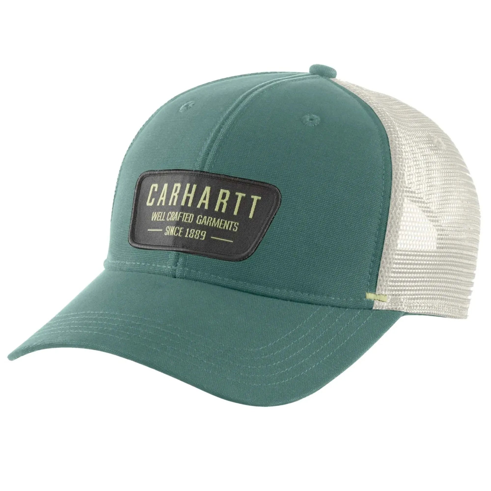 Mesh Back Crafted Patch Cap Slate Green