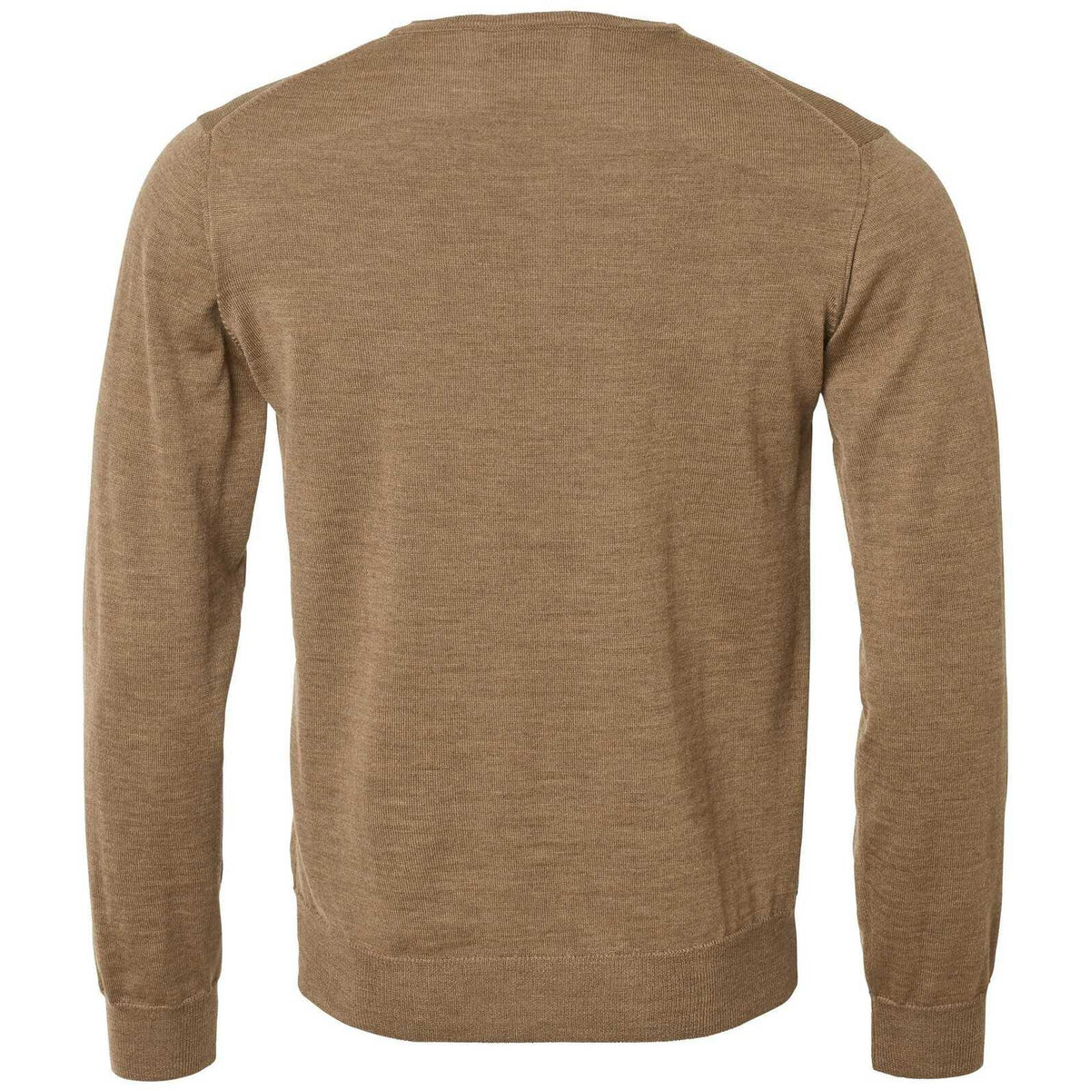 Aston V-neck Merino Pullover Hazelnut