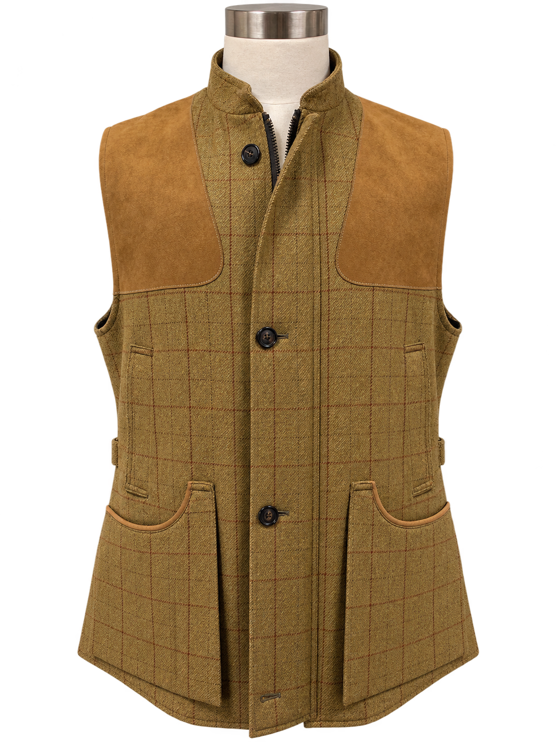 Deene Tweed Shooting Vest – Harvest Check