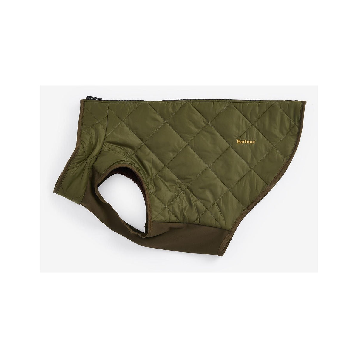 Reversible Quilted Dog Coat Olive