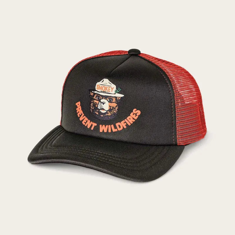 Smokey Bear Logger Mesh Cap