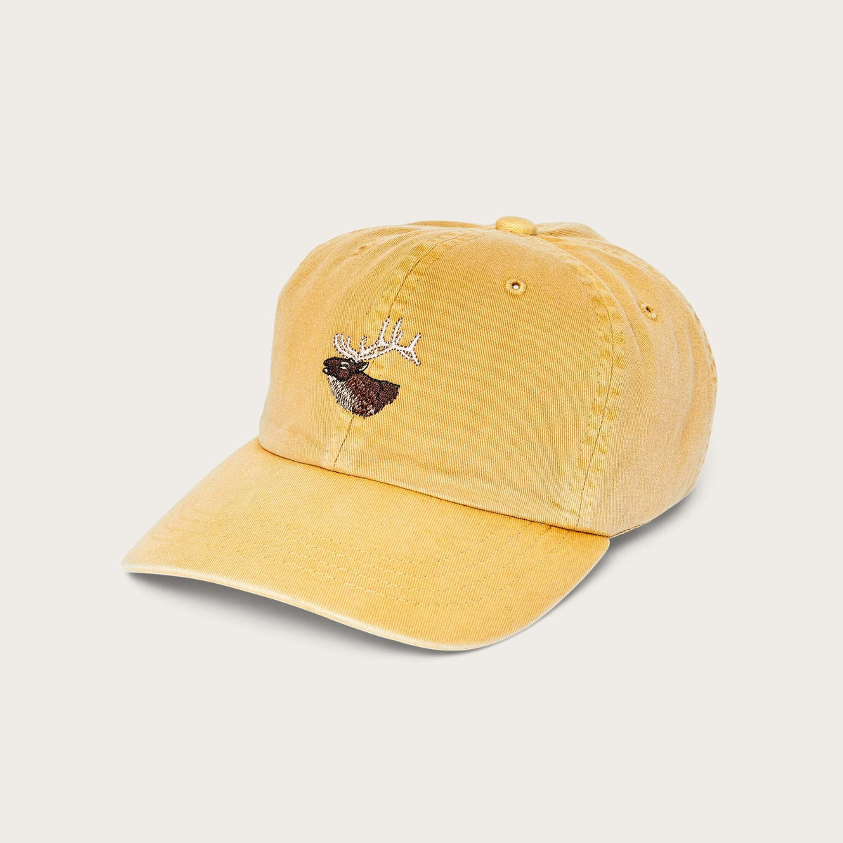 Washed Low-Profile Logger Cap Lemon Elk