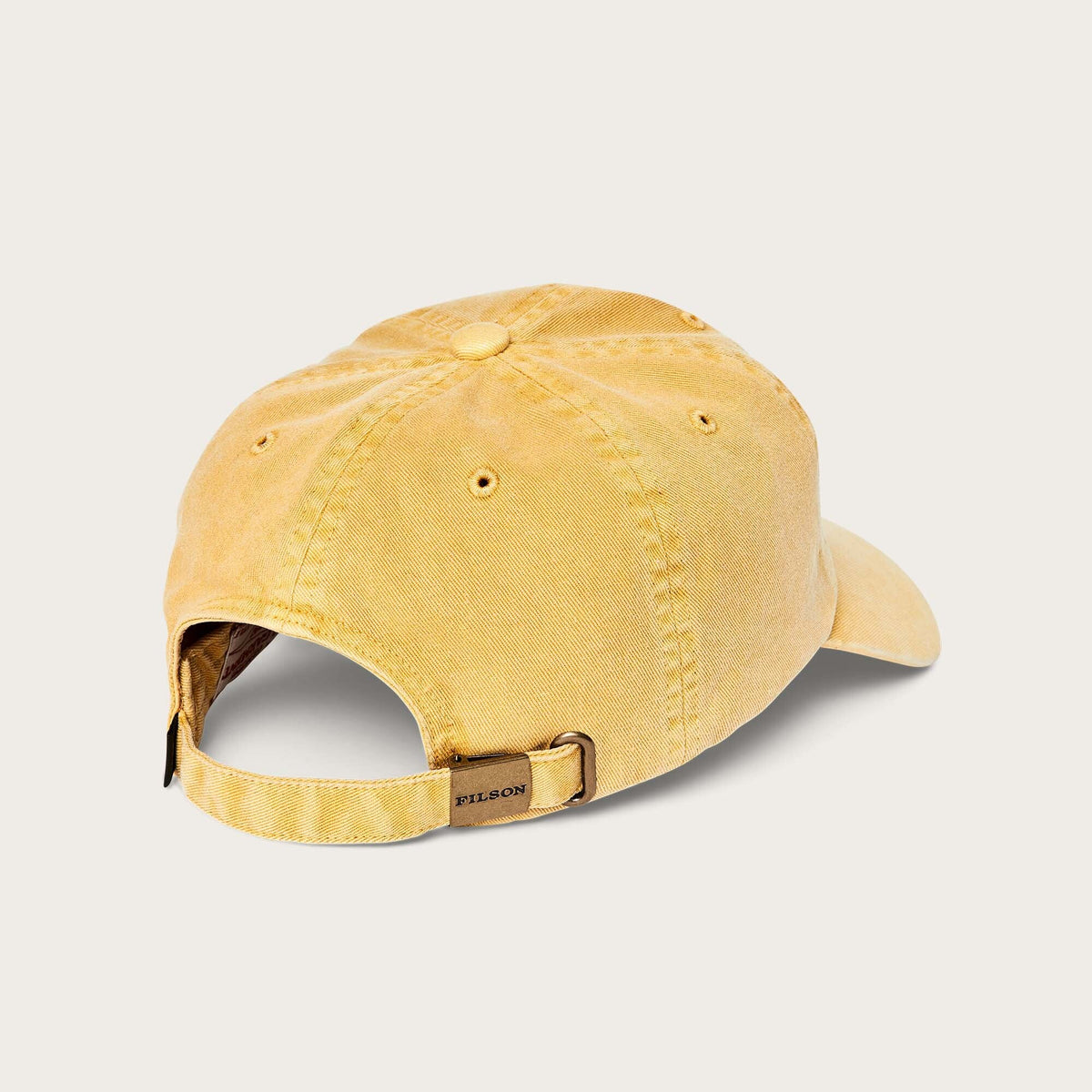Washed Low-Profile Logger Cap Lemon Elk