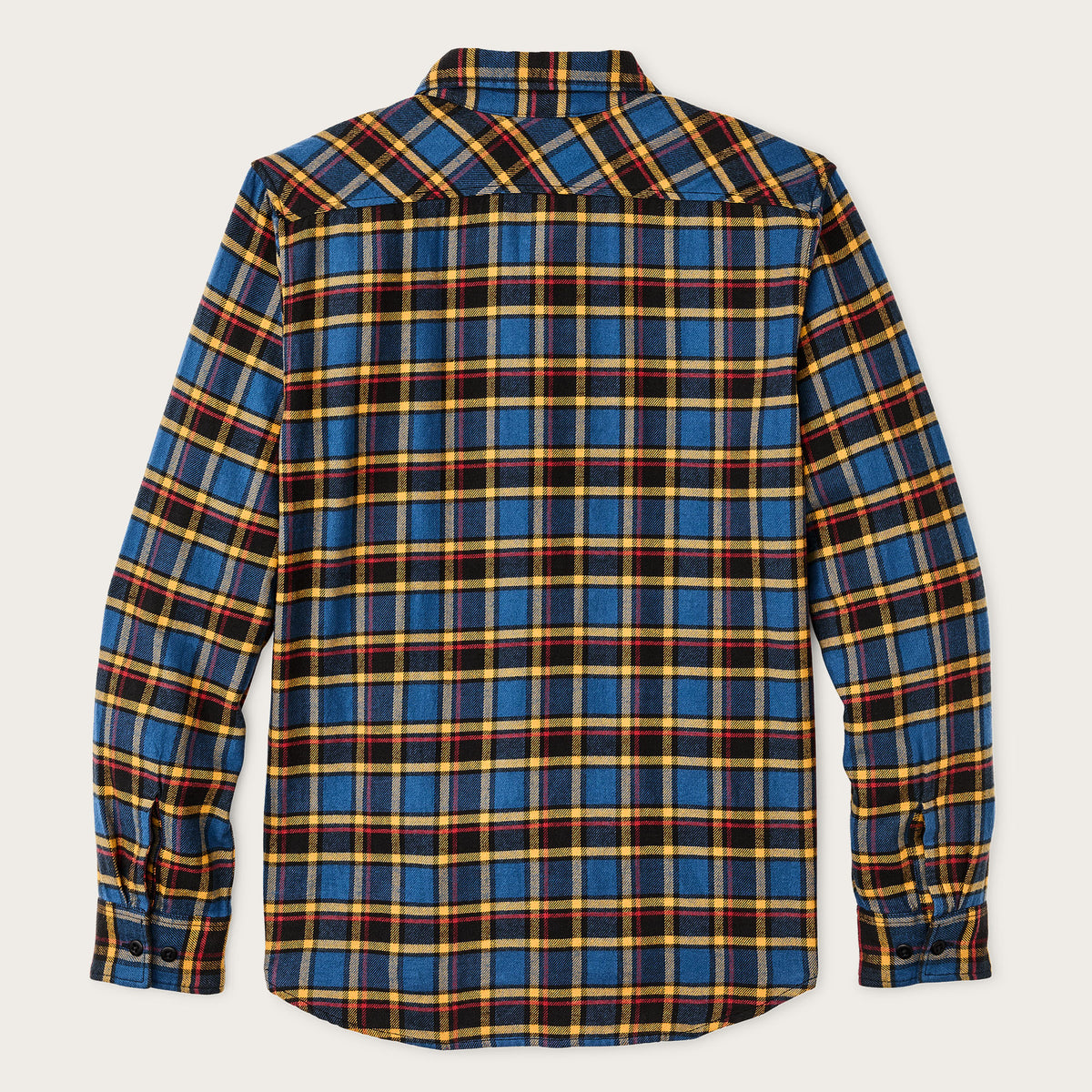The Rangeland Flannel Shirt Blue Yellow