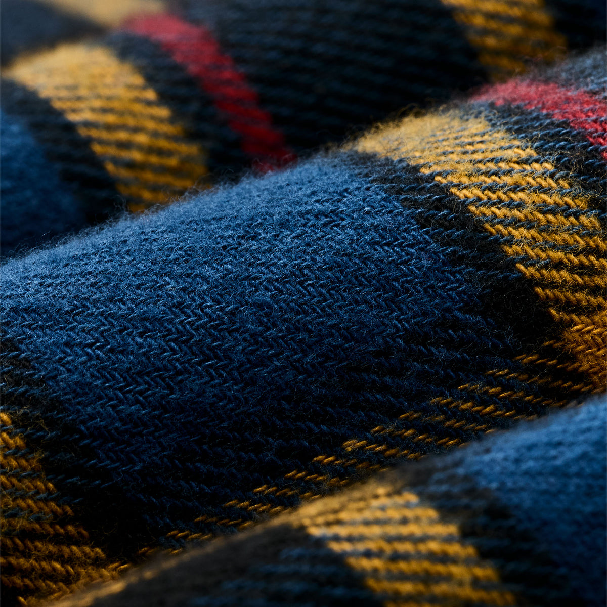 The Rangeland Flannel Shirt Blue Yellow