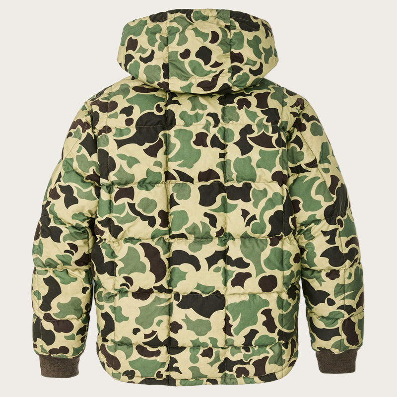 Waxed Down Jacket Tundra Shrub Camo
