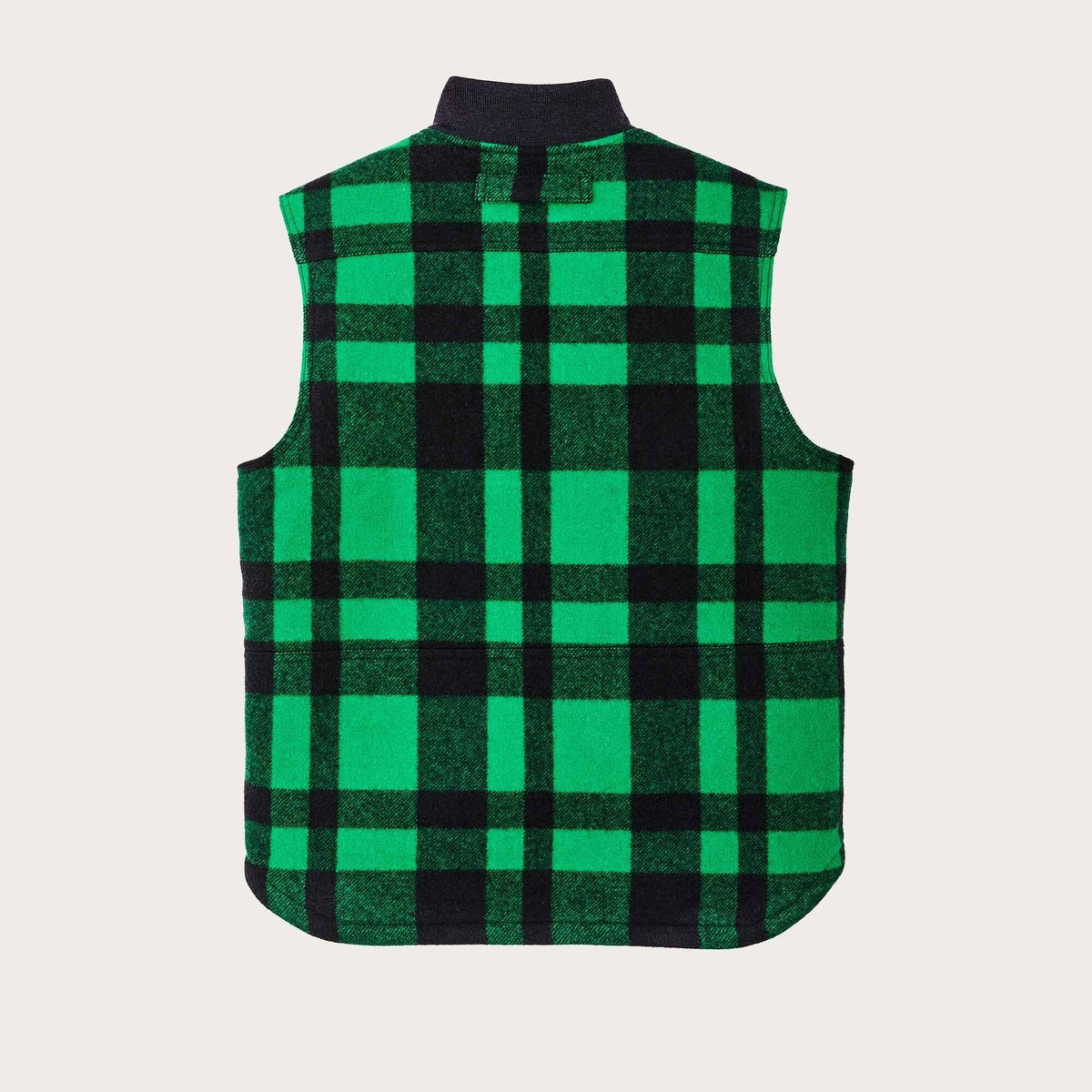 Lined Mackinaw Wool Work Vest Acid Green