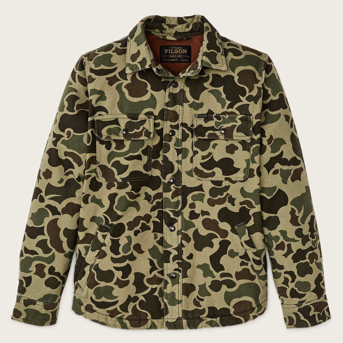 Fleece Lined Jac Shirt Shrub Camo