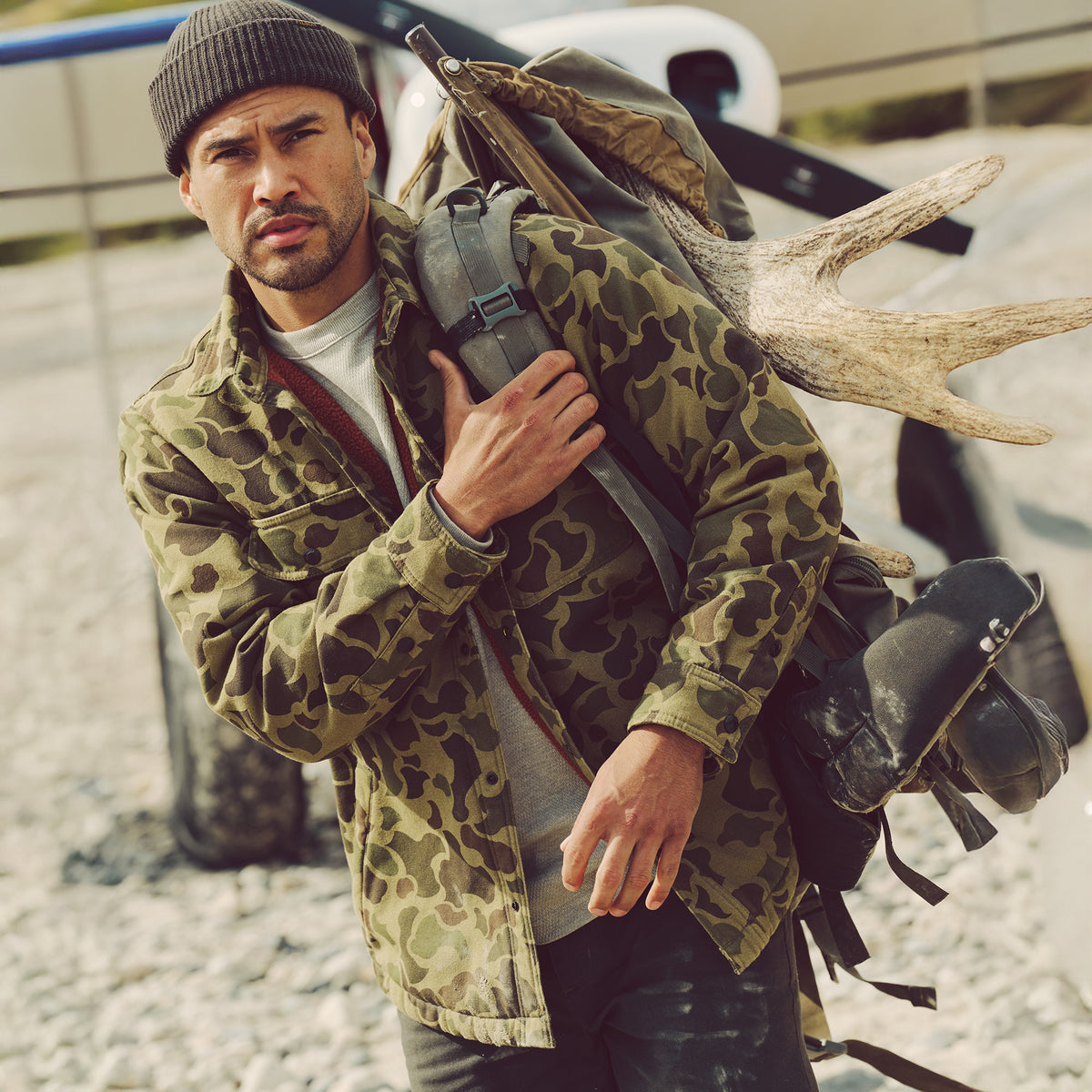 Fleece Lined Jac Shirt Shrub Camo