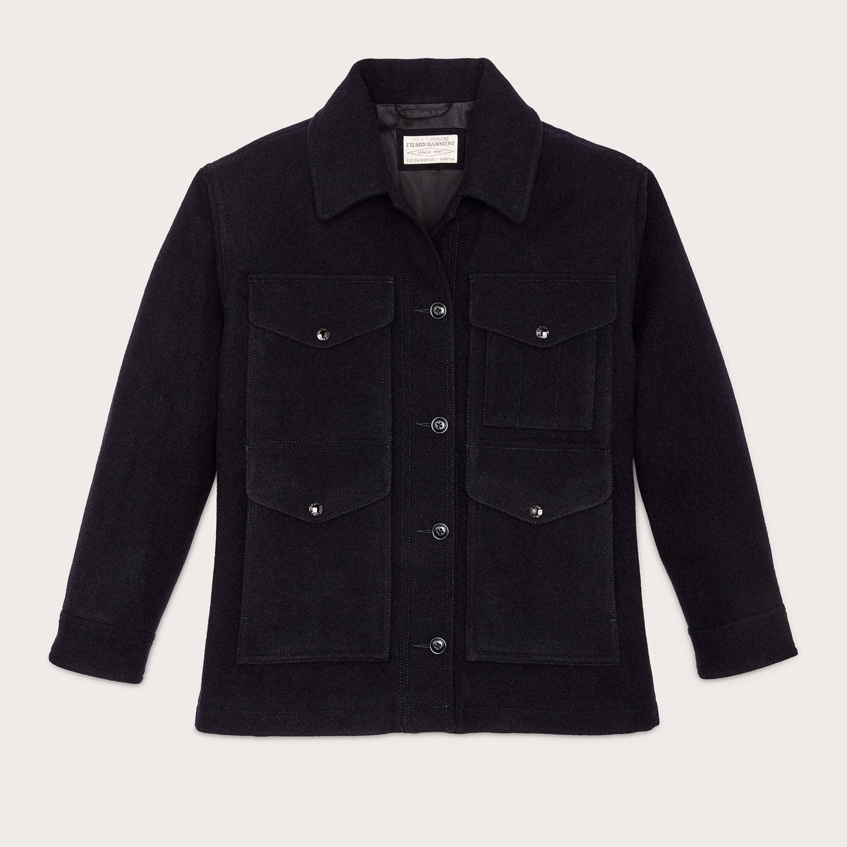 WOMEN'S MACKINAW WOOL CRUISER JACKET Navy