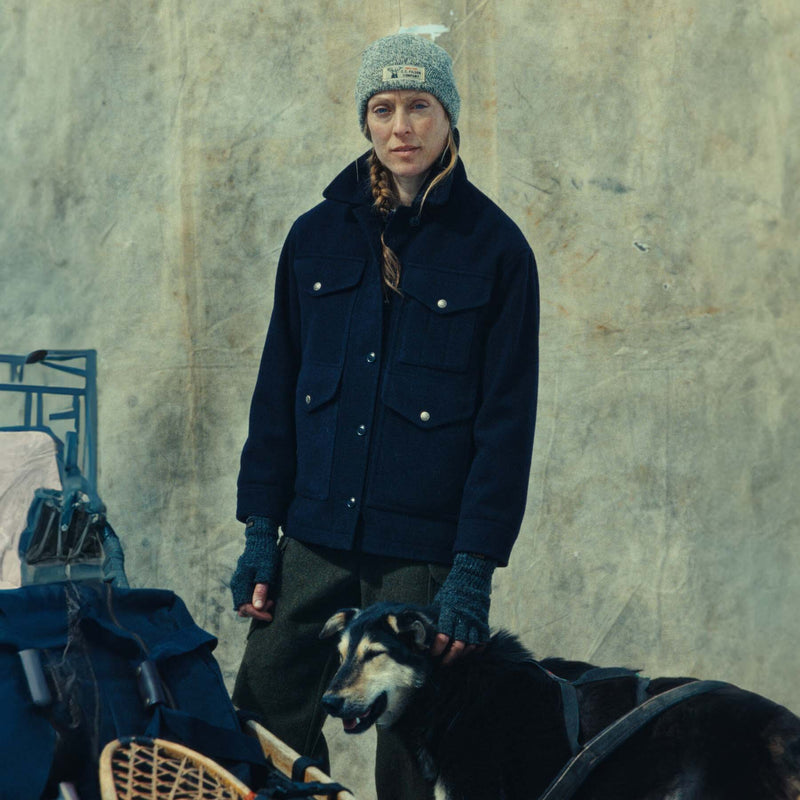 WOMEN'S MACKINAW WOOL CRUISER JACKET Navy