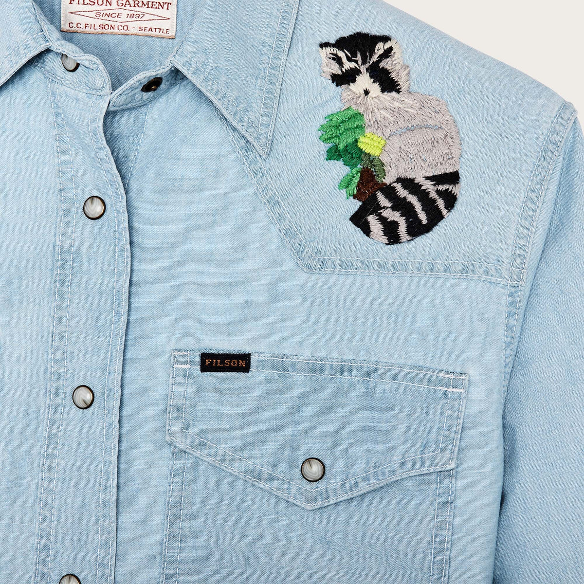 Womens Embroidered Western Shirt