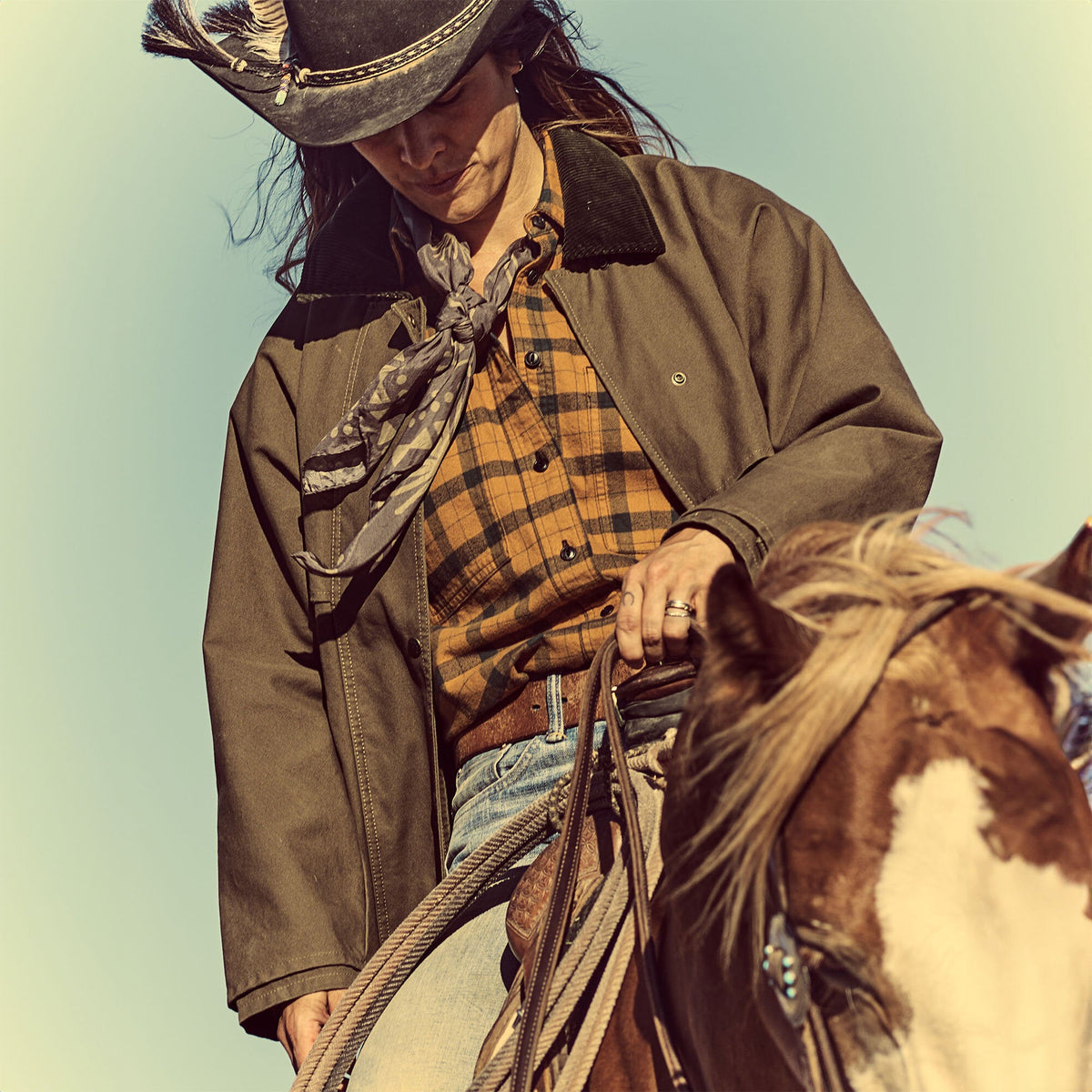 Womens Alaskan Guide Shirt Spruce &amp; Squash