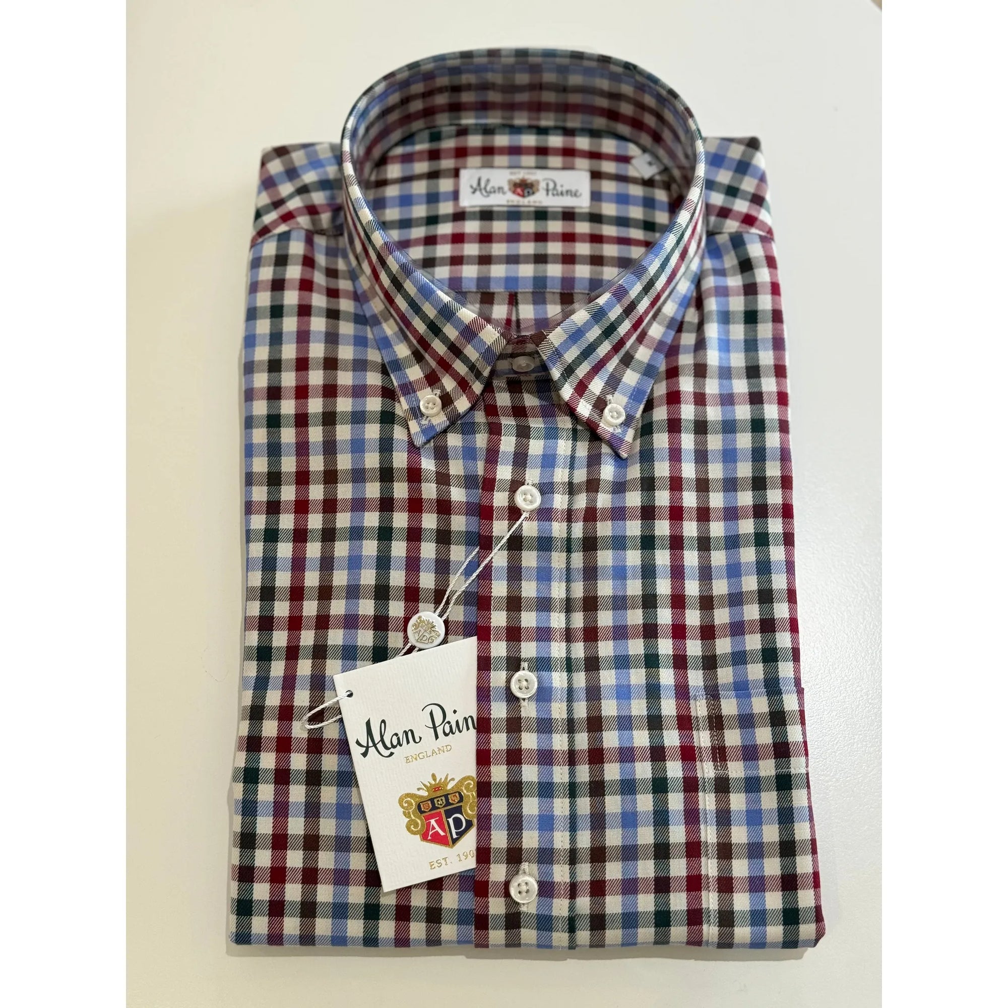 Button Down Shirt Check Classic Fit