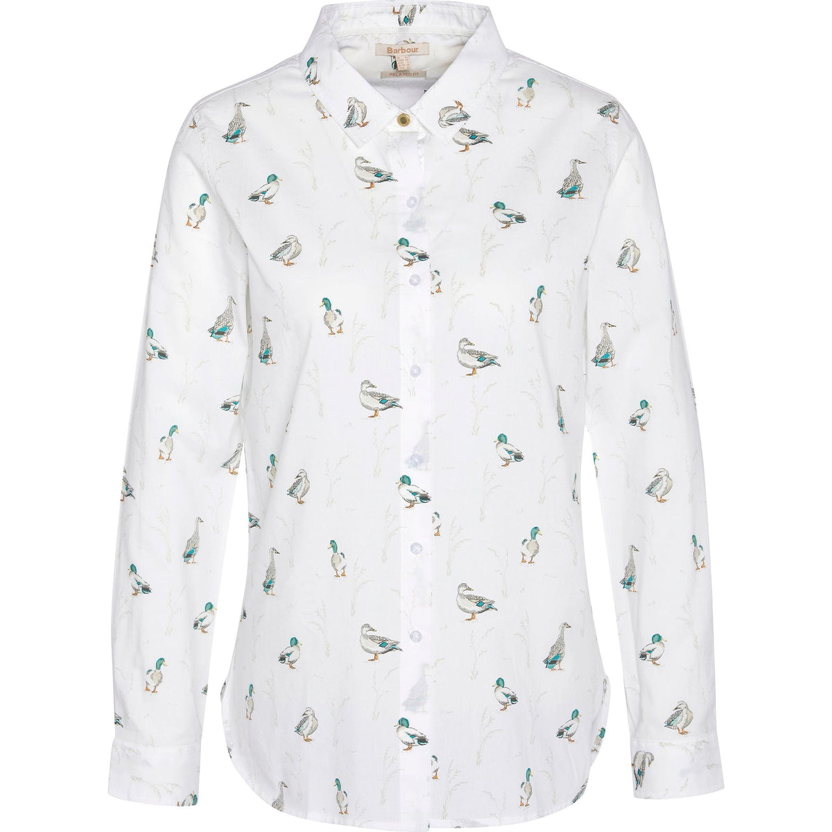 Safari Relaxed Long-Sleeved Shirt Duck Print