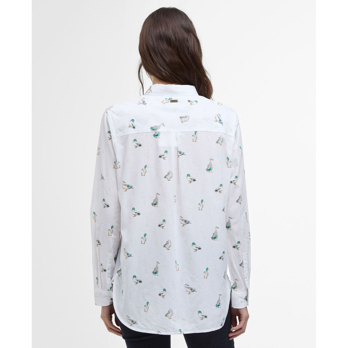 Safari Relaxed Long-Sleeved Shirt Duck Print