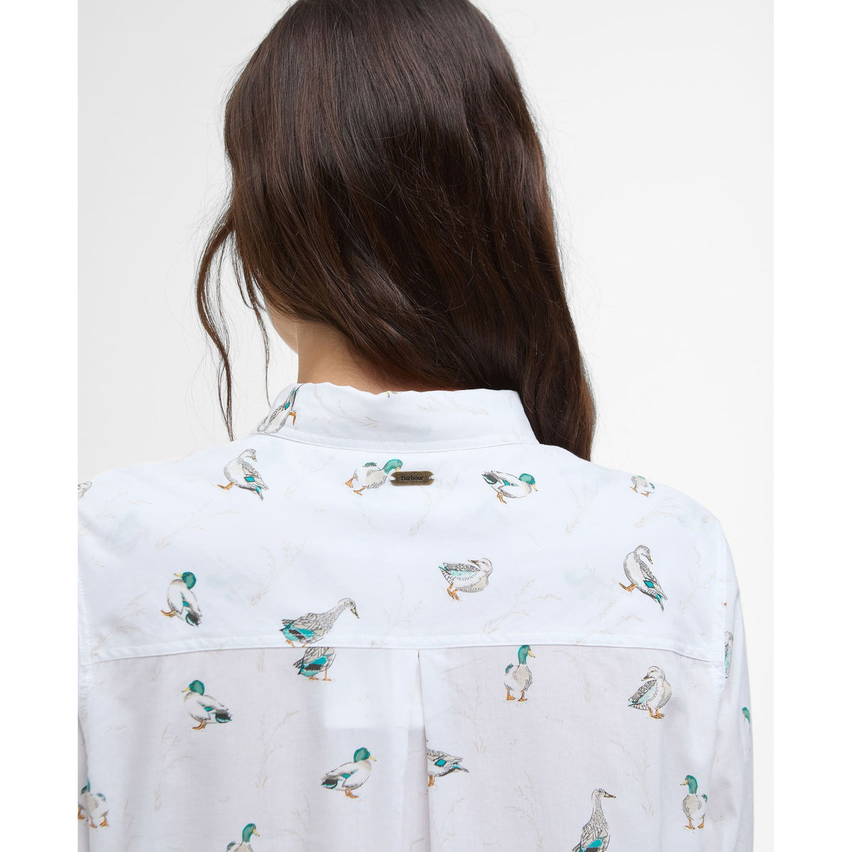 Safari Relaxed Long-Sleeved Shirt Duck Print
