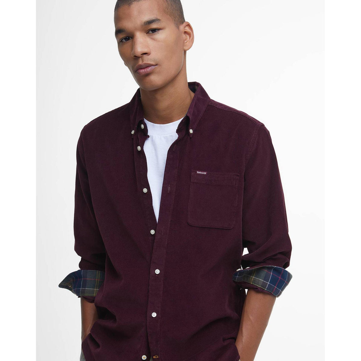 Ramsey Tailored Long-Sleeved Shirt Winter Red