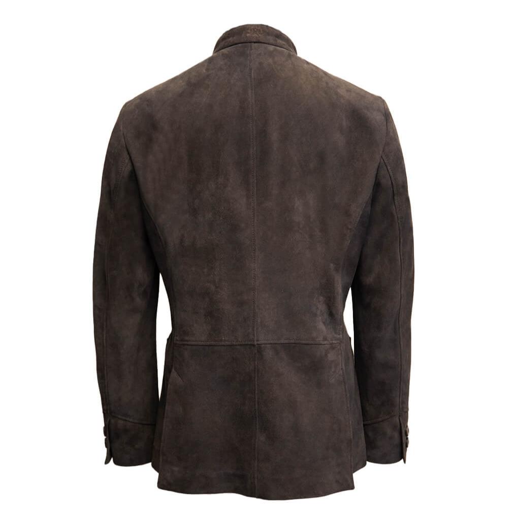 Montafon Leather Jacket Midnight Brown