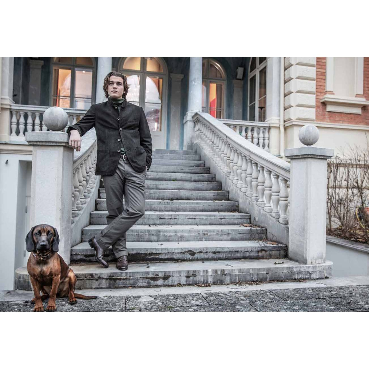 Montafon Leather Jacket Midnight Brown