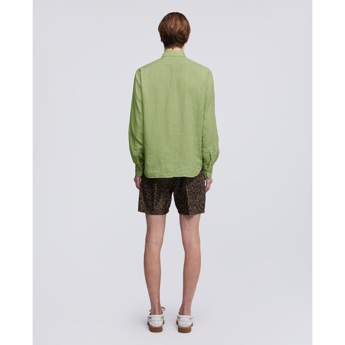 Light Linen Shirt With Pocket - GLENN