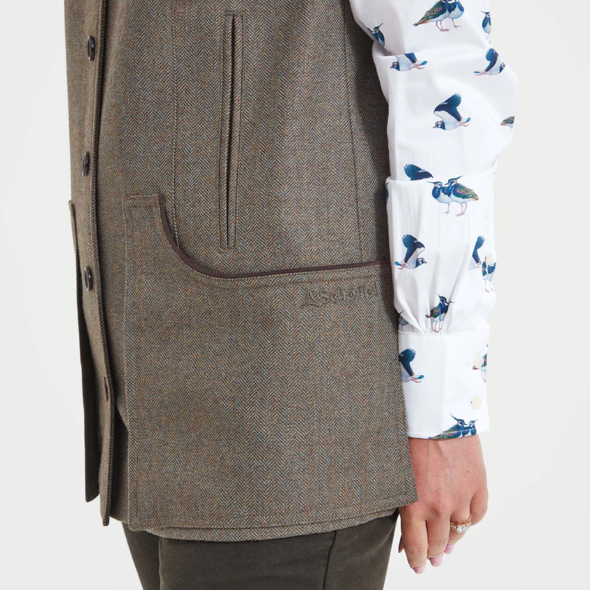 Ladies Tweed Shooting Vest