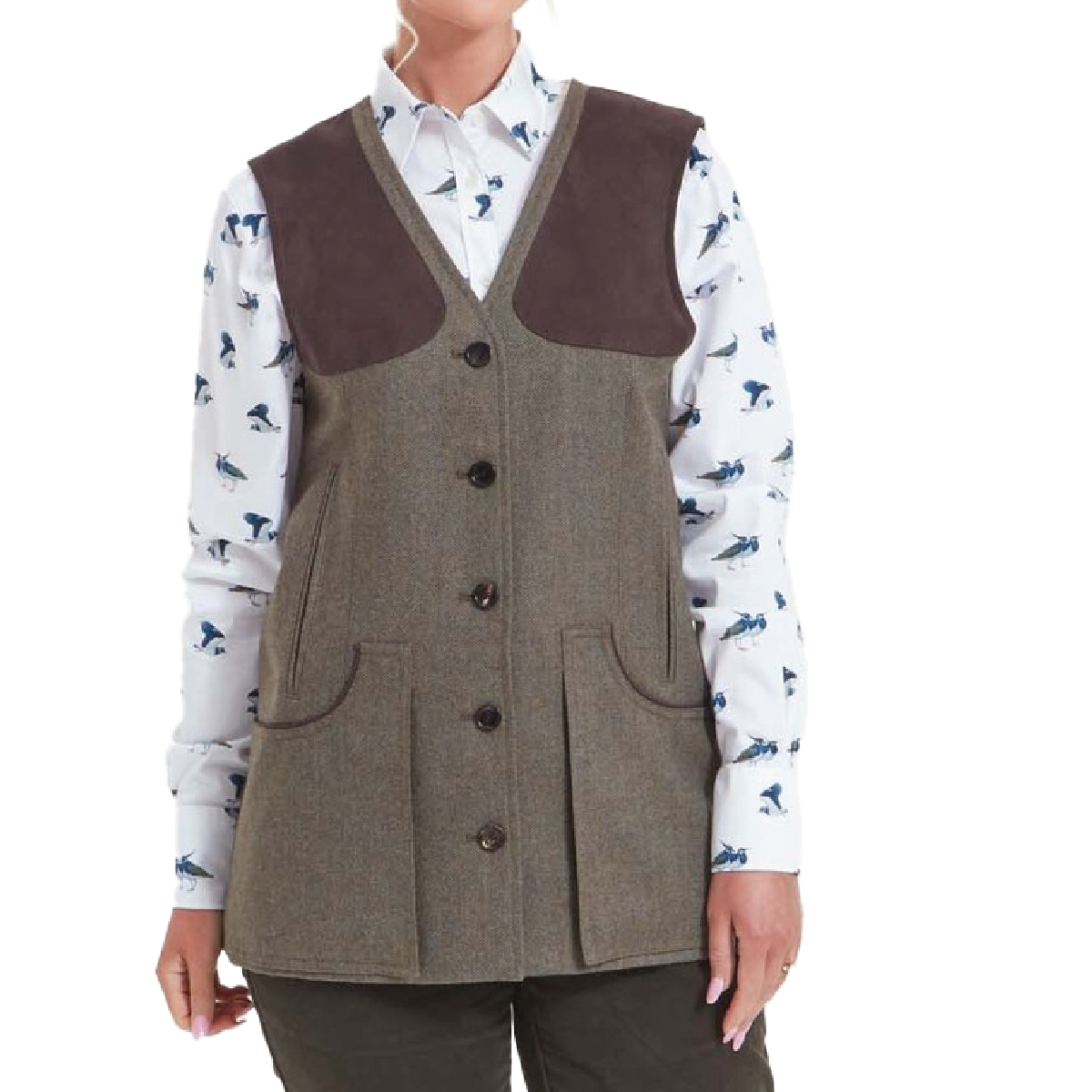 Ladies Tweed Shooting Vest