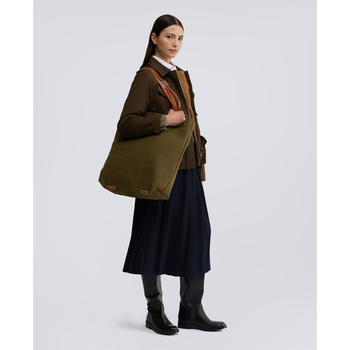 COTTON CANVAS SHOPPER