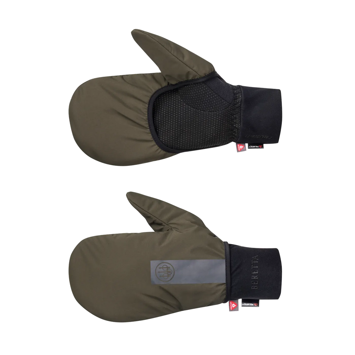 Beretta Padded Double Gloves Green Moss - front